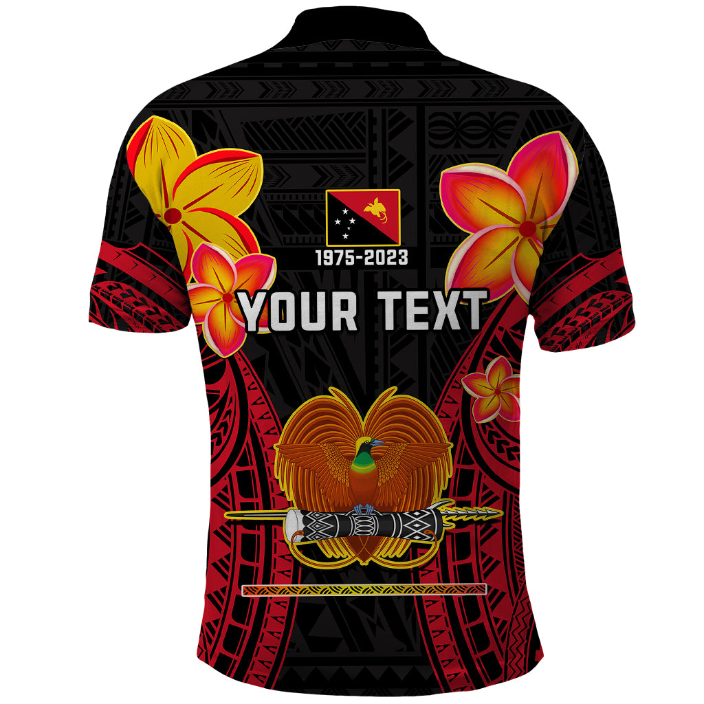 Personalised Independence PNG Polo Shirt Papua New Guinea Since 1975 - Wonder Print Shop