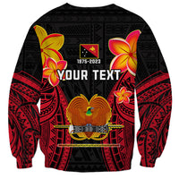 Personalised Independence PNG Sweatshirt Papua New Guinea Since 1975 - Wonder Print Shop