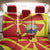 Macedonia National Day Back Car Seat Cover Makedonija Flag Curves Style
