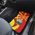 Macedonia National Day Car Mats Makedonija Flag Curves Style