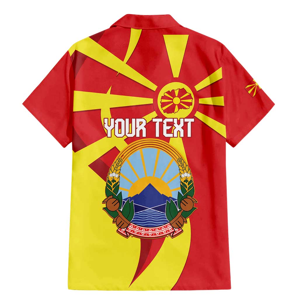 Macedonia National Day Family Matching Mermaid Dress and Hawaiian Shirt Makedonija Flag Curves Style