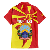 Macedonia National Day Family Matching Mermaid Dress and Hawaiian Shirt Makedonija Flag Curves Style