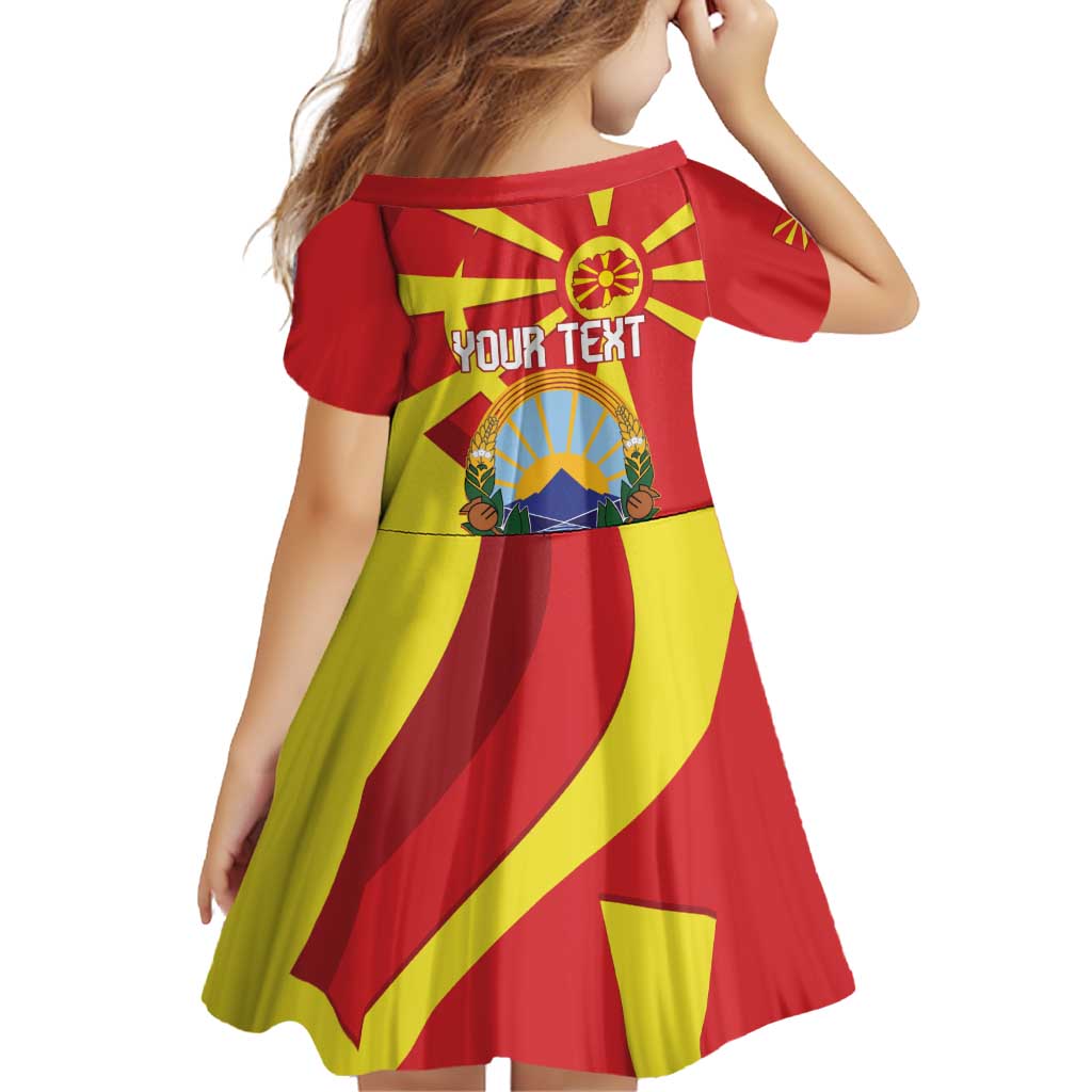 Macedonia National Day Family Matching Puletasi and Hawaiian Shirt Makedonija Flag Curves Style