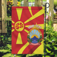 Macedonia National Day Garden Flag Makedonija Flag Curves Style
