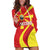 Macedonia National Day Hoodie Dress Makedonija Flag Curves Style