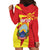 Macedonia National Day Hoodie Dress Makedonija Flag Curves Style