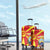 Macedonia National Day Luggage Cover Makedonija Flag Curves Style