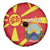 Macedonia National Day Spare Tire Cover Makedonija Flag Curves Style