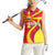 Macedonia National Day Women Sleeveless Polo Shirt Makedonija Flag Curves Style