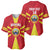 Custom Macedonia Football Baseball Jersey Risovi Napred Makedonija
