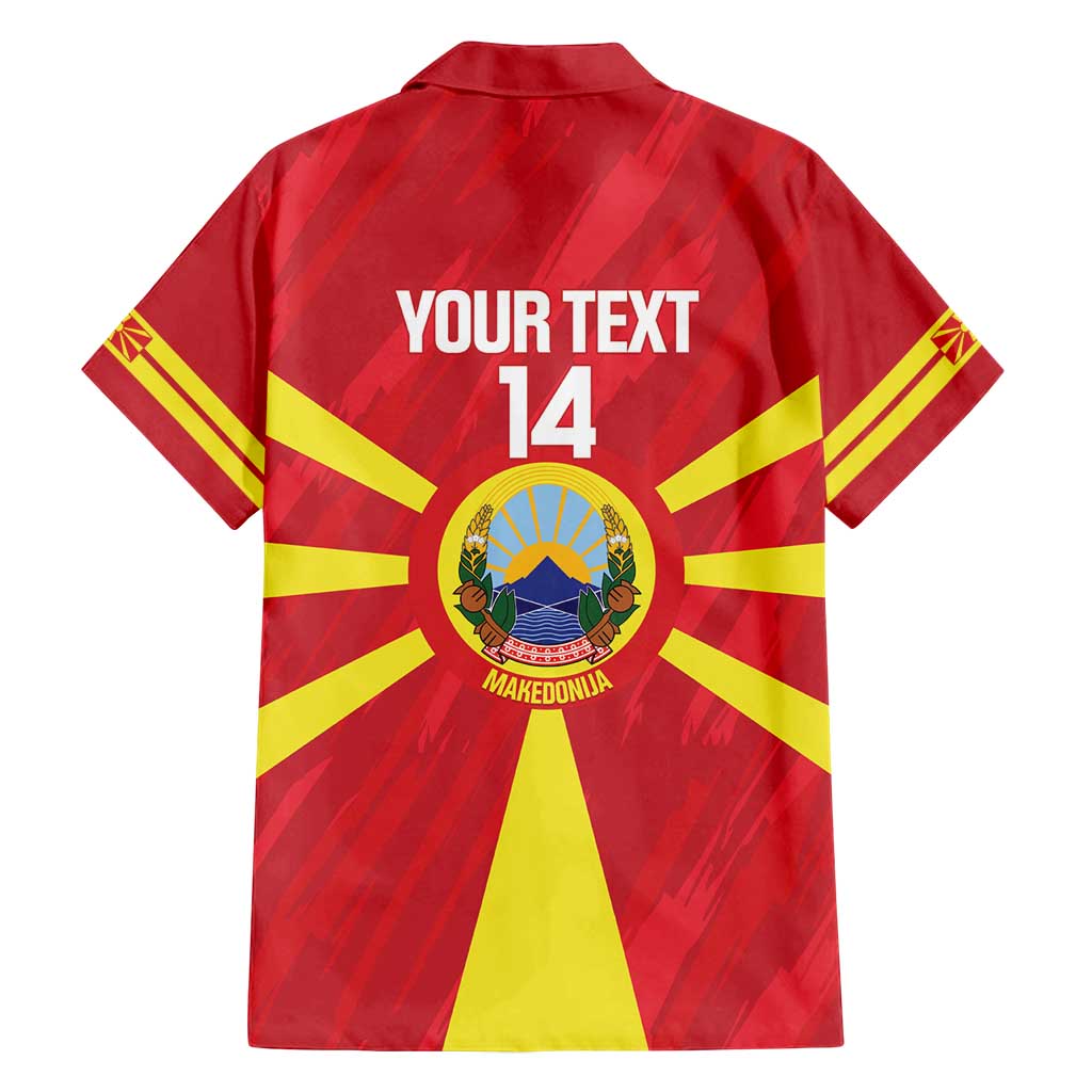 Custom Macedonia Football Family Matching Tank Maxi Dress and Hawaiian Shirt Risovi Napred Makedonija