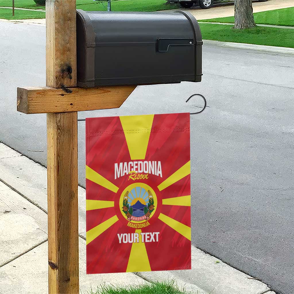 Custom Macedonia Football Garden Flag Risovi Napred Makedonija
