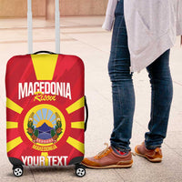 Custom Macedonia Football Luggage Cover Risovi Napred Makedonija