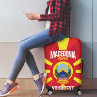 Custom Macedonia Football Luggage Cover Risovi Napred Makedonija