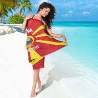 Custom Macedonia Football Sarong Risovi Napred Makedonija