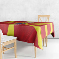 Custom Macedonia Football Tablecloth Risovi Napred Makedonija