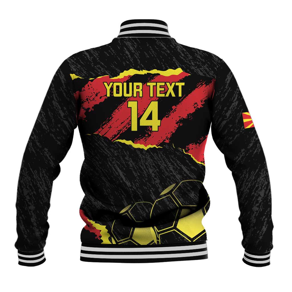Custom Macedonia Football Baseball Jacket Go Champions Risovi
