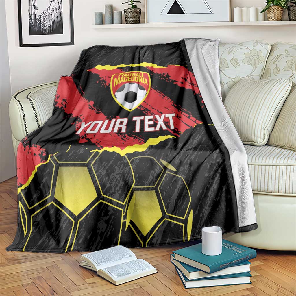 Custom Macedonia Football Blanket Go Champions Risovi