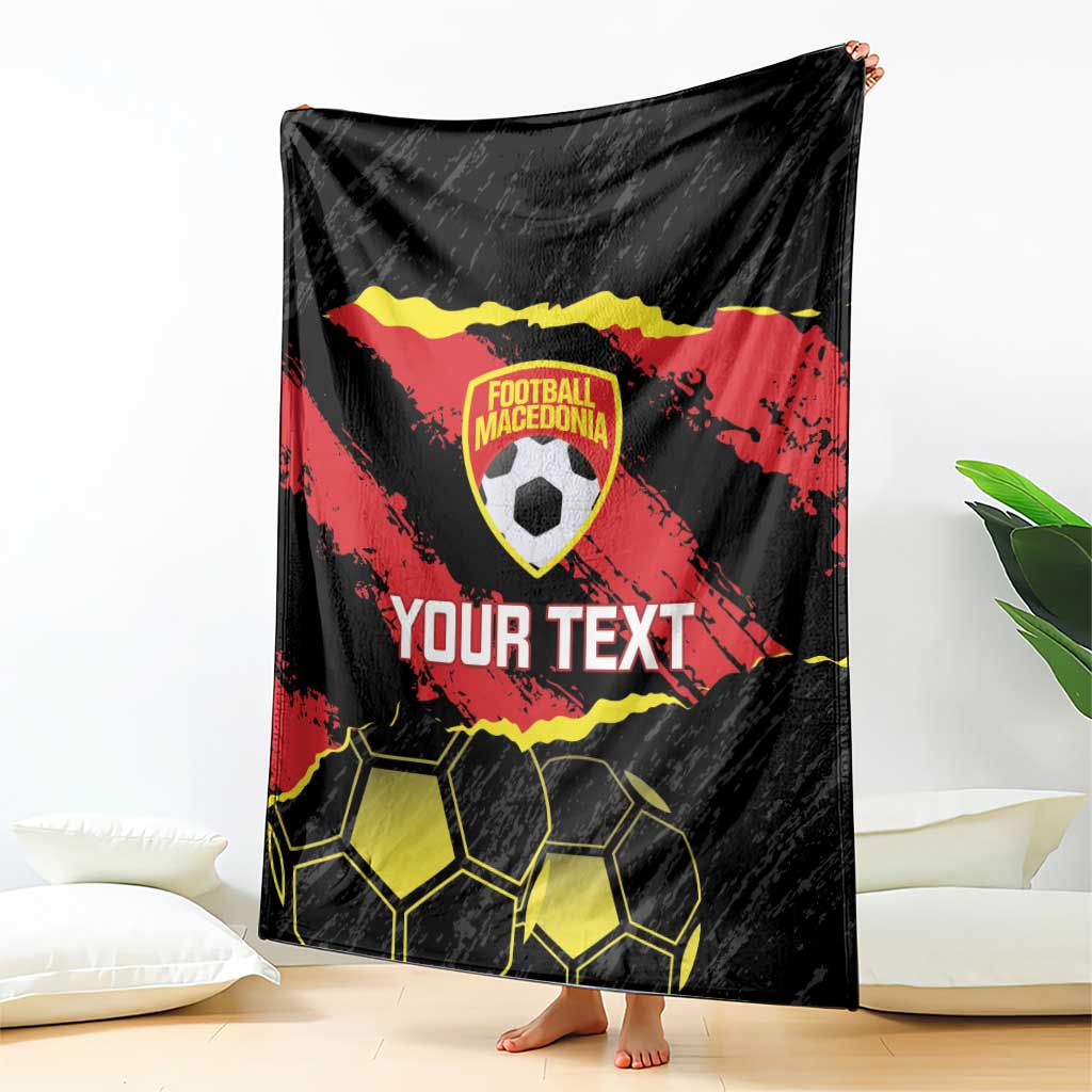 Custom Macedonia Football Blanket Go Champions Risovi