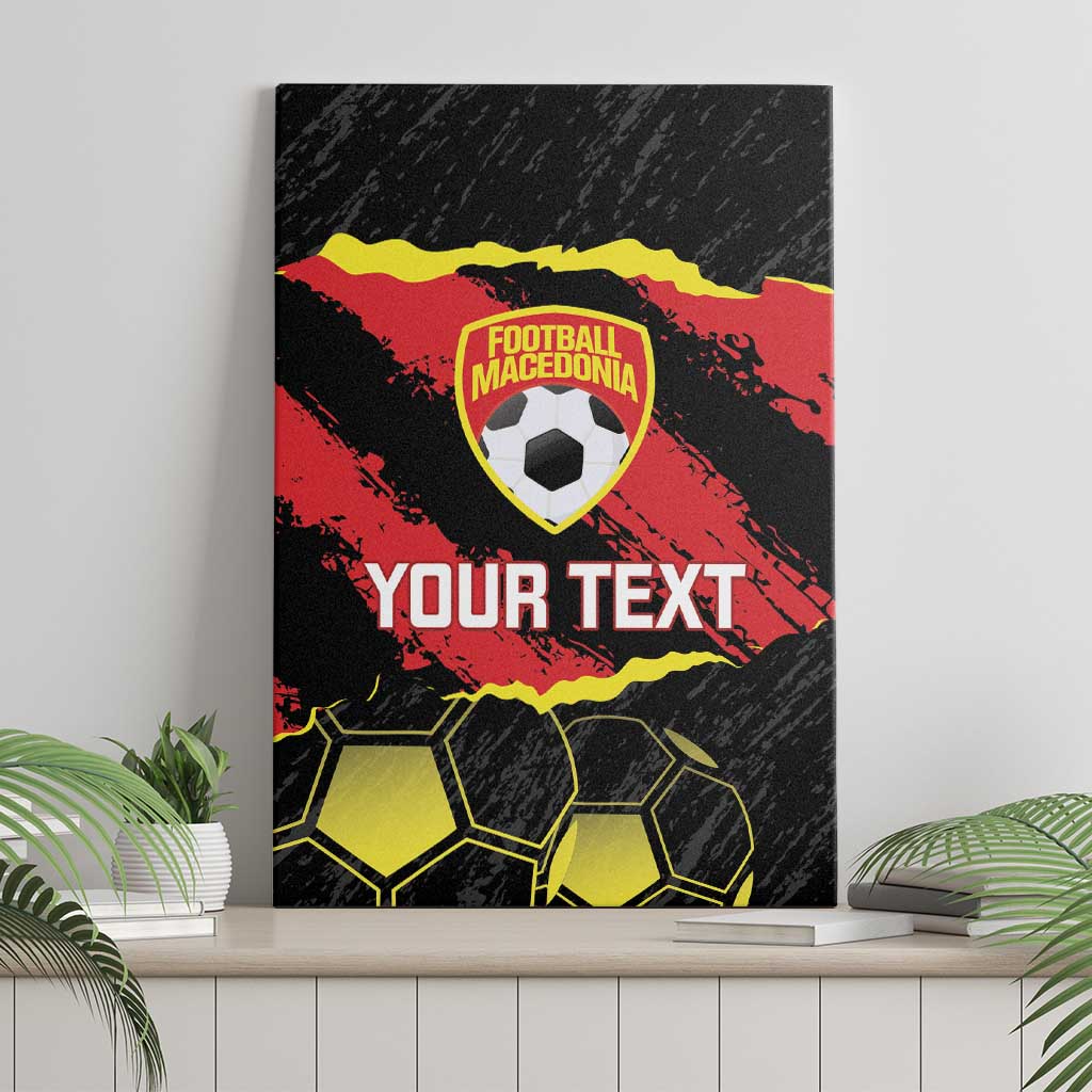 Custom Macedonia Football Canvas Wall Art Go Champions Risovi
