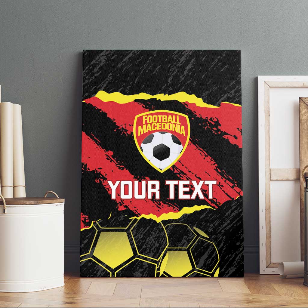 Custom Macedonia Football Canvas Wall Art Go Champions Risovi
