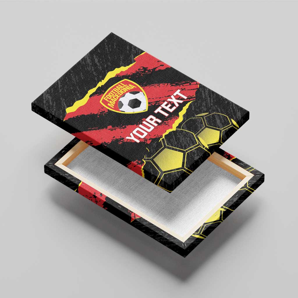 Custom Macedonia Football Canvas Wall Art Go Champions Risovi