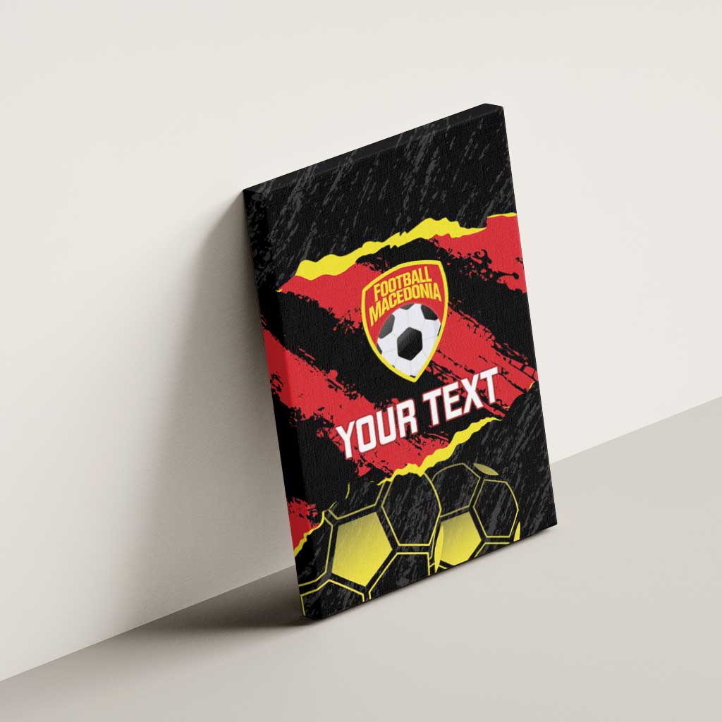 Custom Macedonia Football Canvas Wall Art Go Champions Risovi