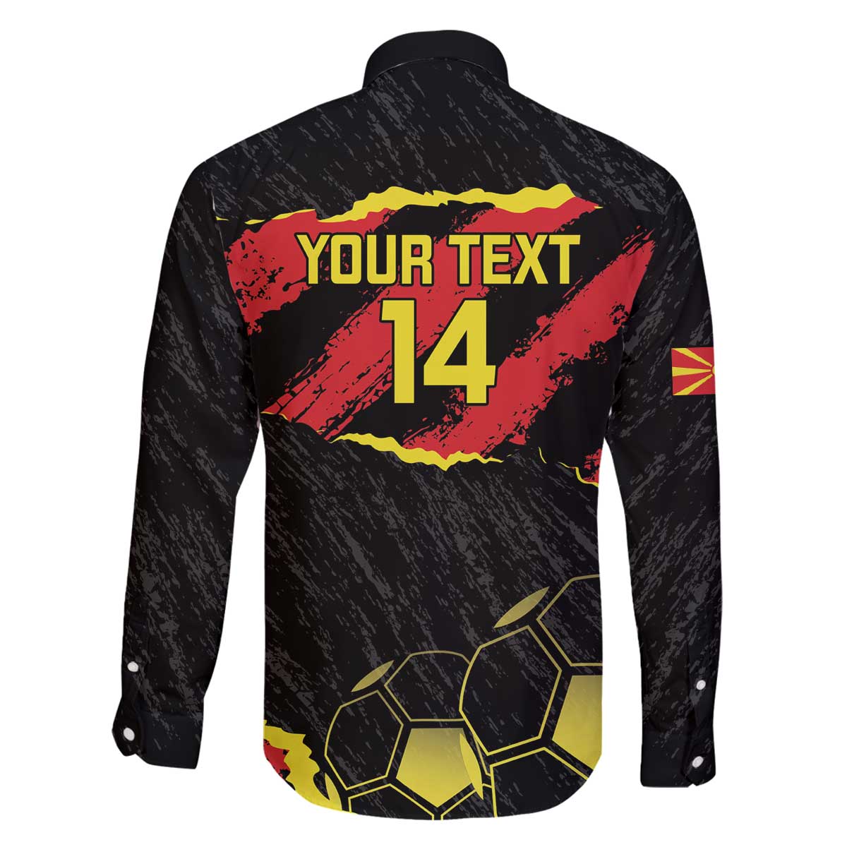 Custom Macedonia Football Family Matching Off The Shoulder Long Sleeve Dress and Hawaiian Shirt Go Champions Risovi