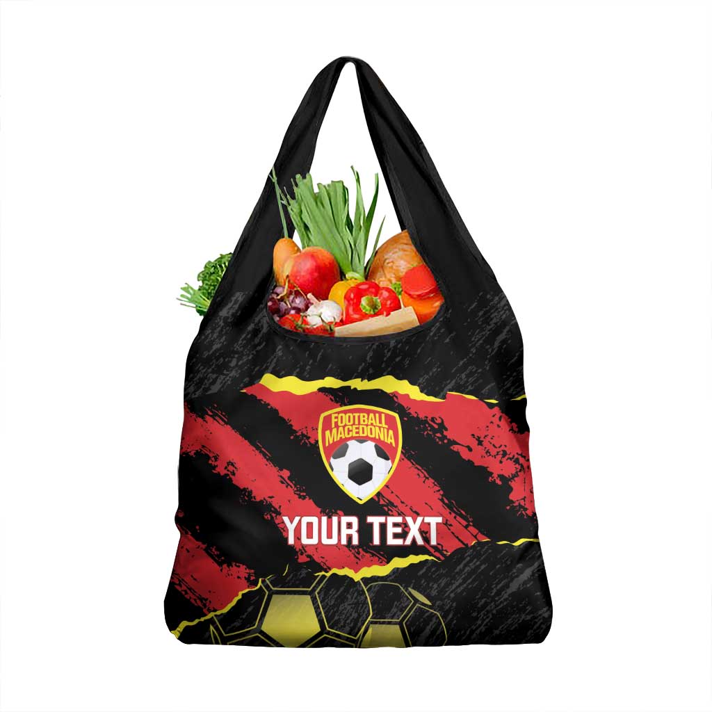 Custom Macedonia Football Grocery Bag Go Champions Risovi