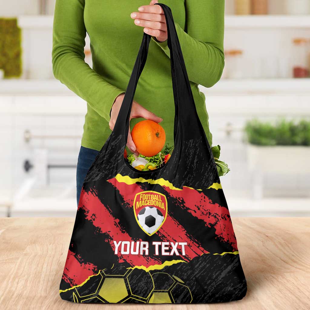 Custom Macedonia Football Grocery Bag Go Champions Risovi