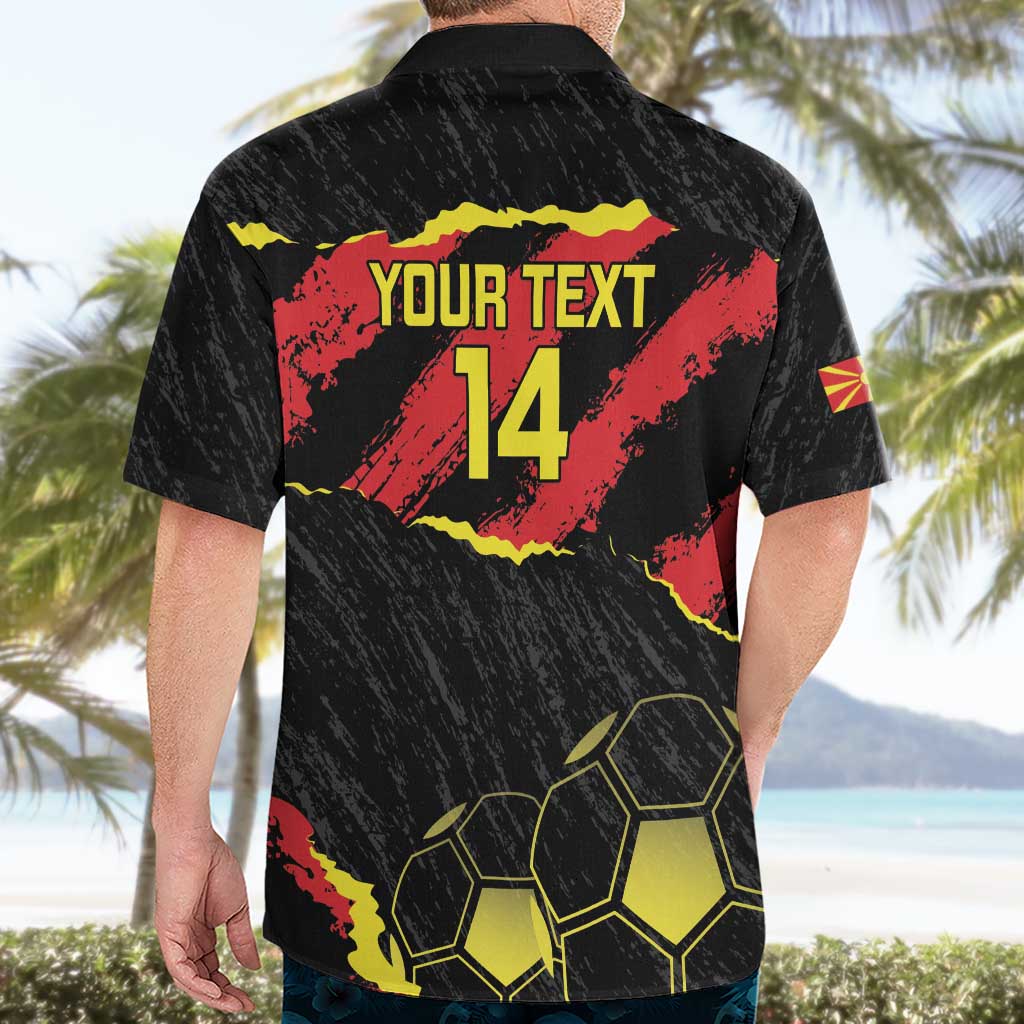 Custom Macedonia Football Hawaiian Shirt Go Champions Risovi