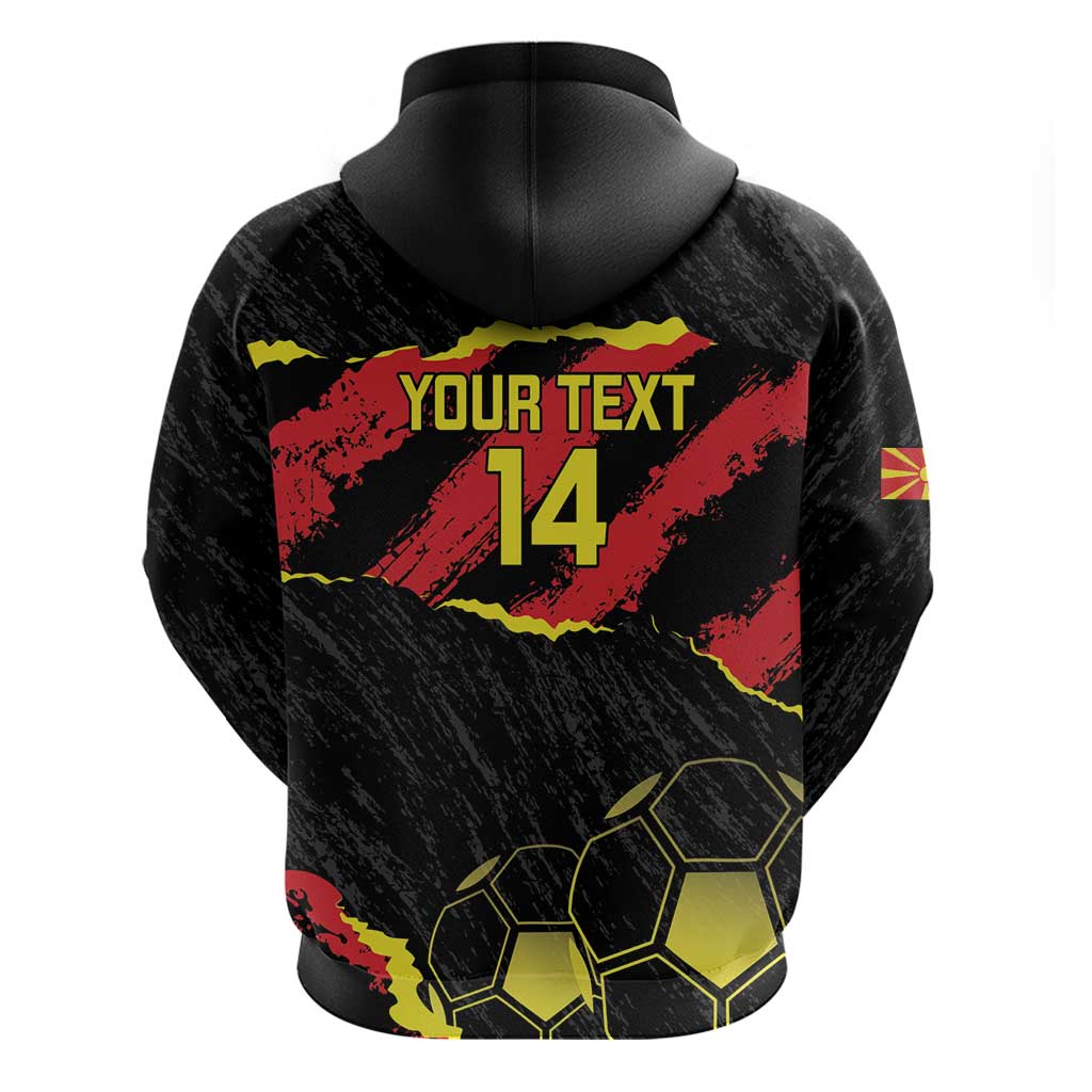 Custom Macedonia Football Hoodie Go Champions Risovi