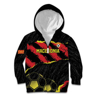 Custom Macedonia Football Kid Hoodie Go Champions Risovi