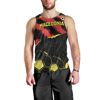 Custom Macedonia Football Men Tank Top Go Champions Risovi