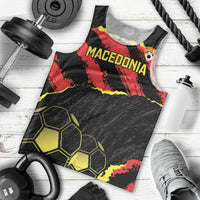 Custom Macedonia Football Men Tank Top Go Champions Risovi