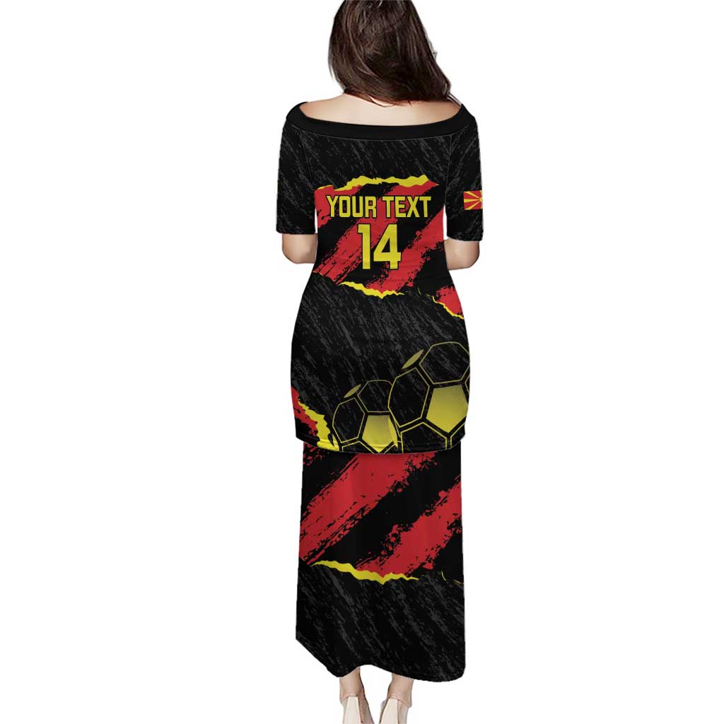 Custom Macedonia Football Puletasi Go Champions Risovi