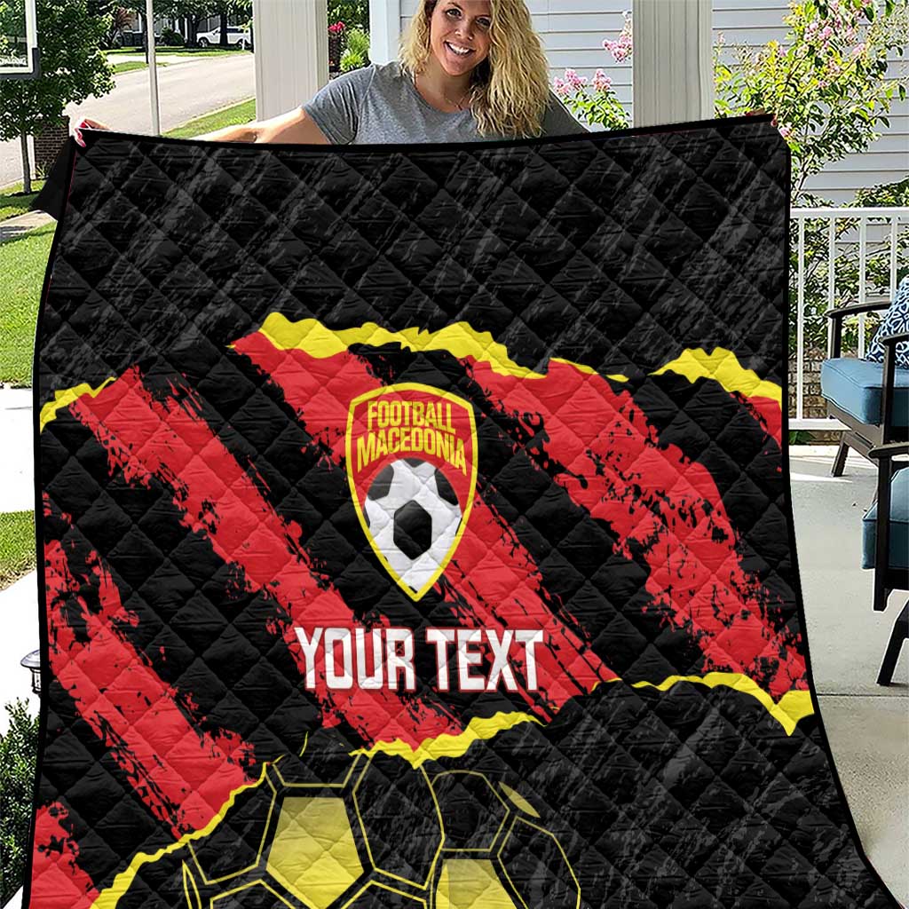 Custom Macedonia Football Quilt Go Champions Risovi
