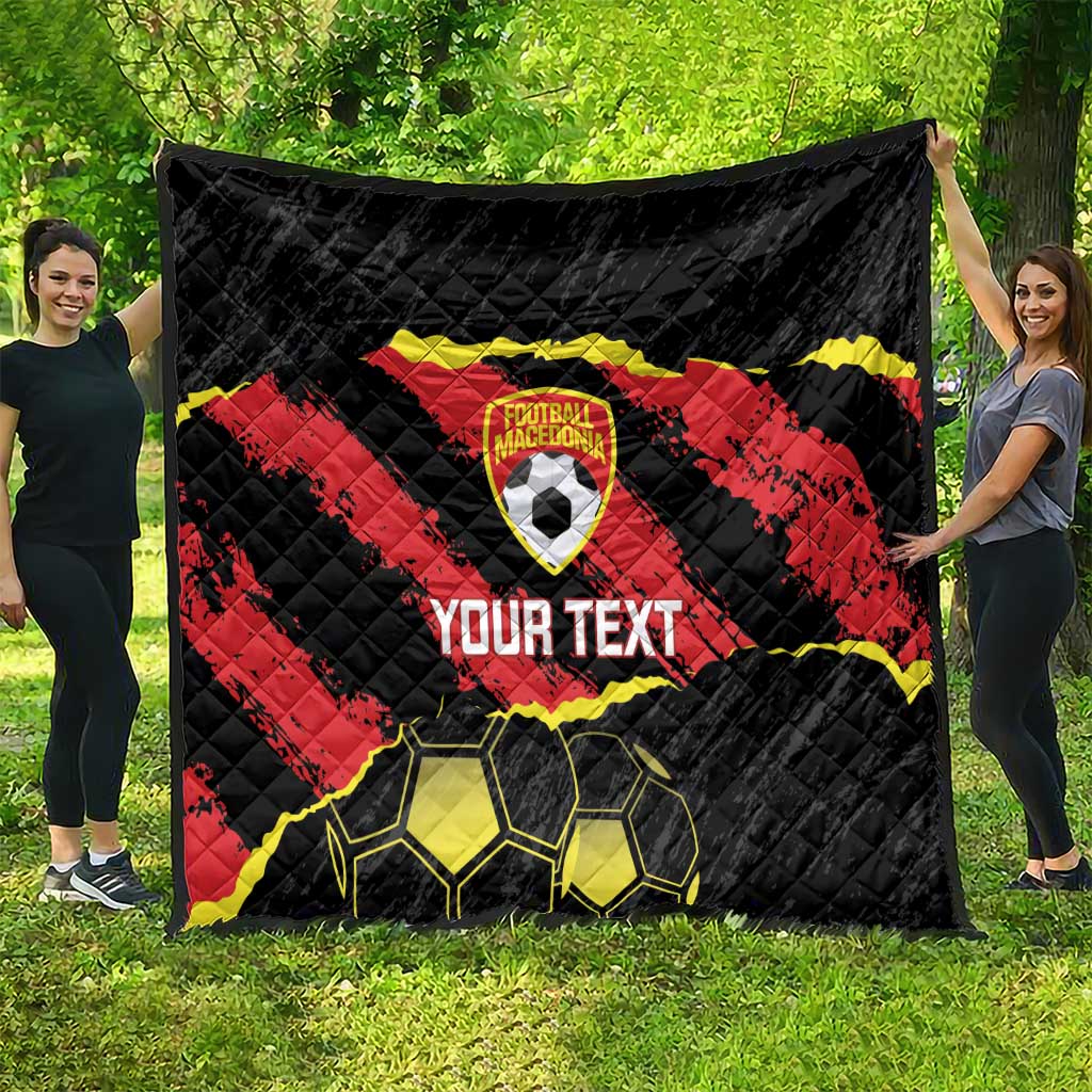 Custom Macedonia Football Quilt Go Champions Risovi