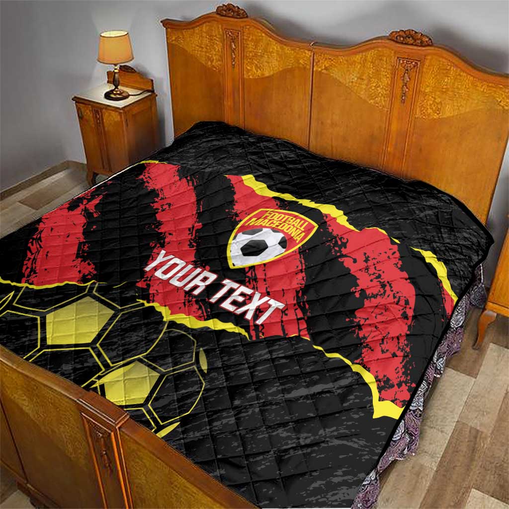 Custom Macedonia Football Quilt Go Champions Risovi