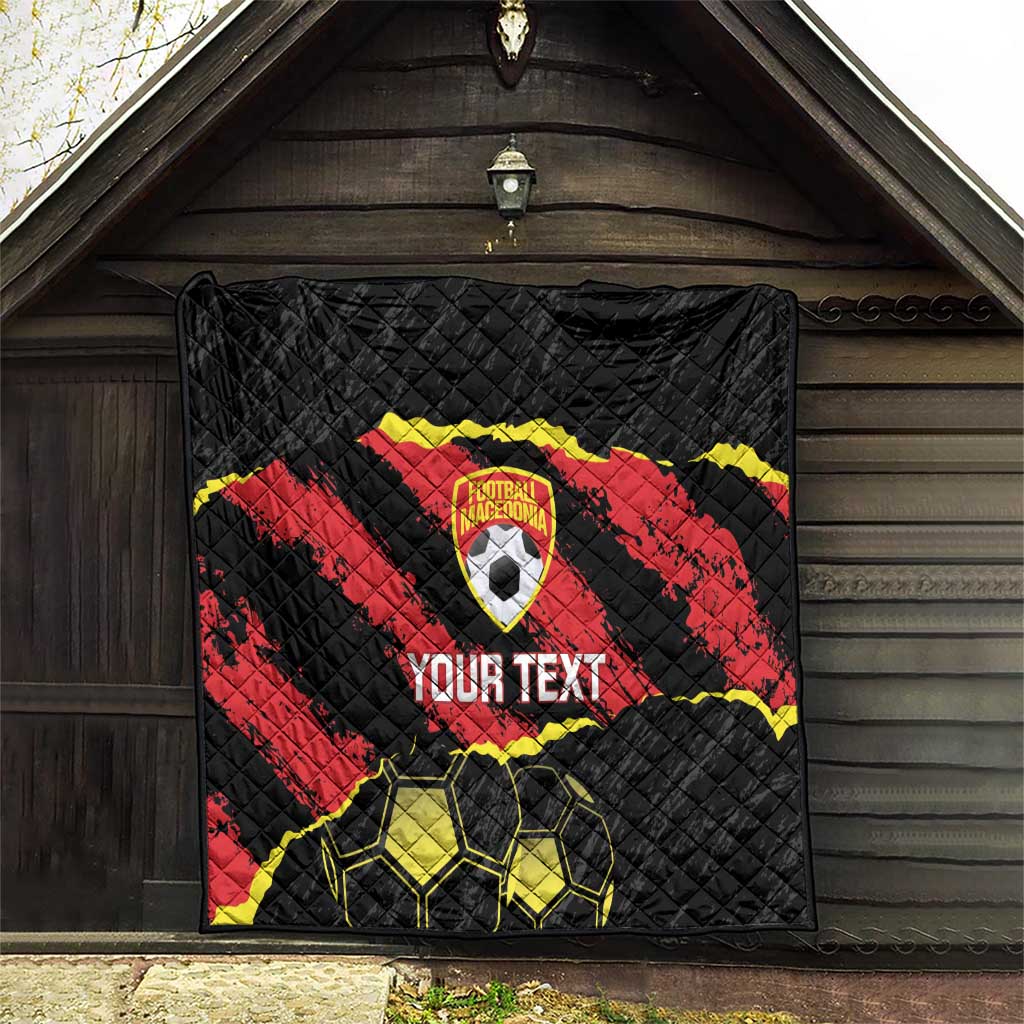 Custom Macedonia Football Quilt Go Champions Risovi