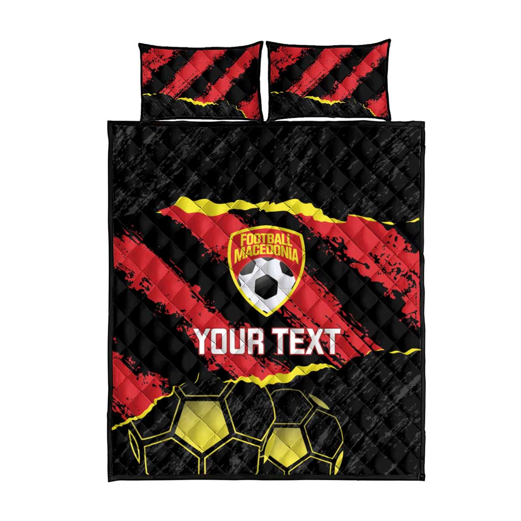 Custom Macedonia Football Quilt Bed Set Go Champions Risovi