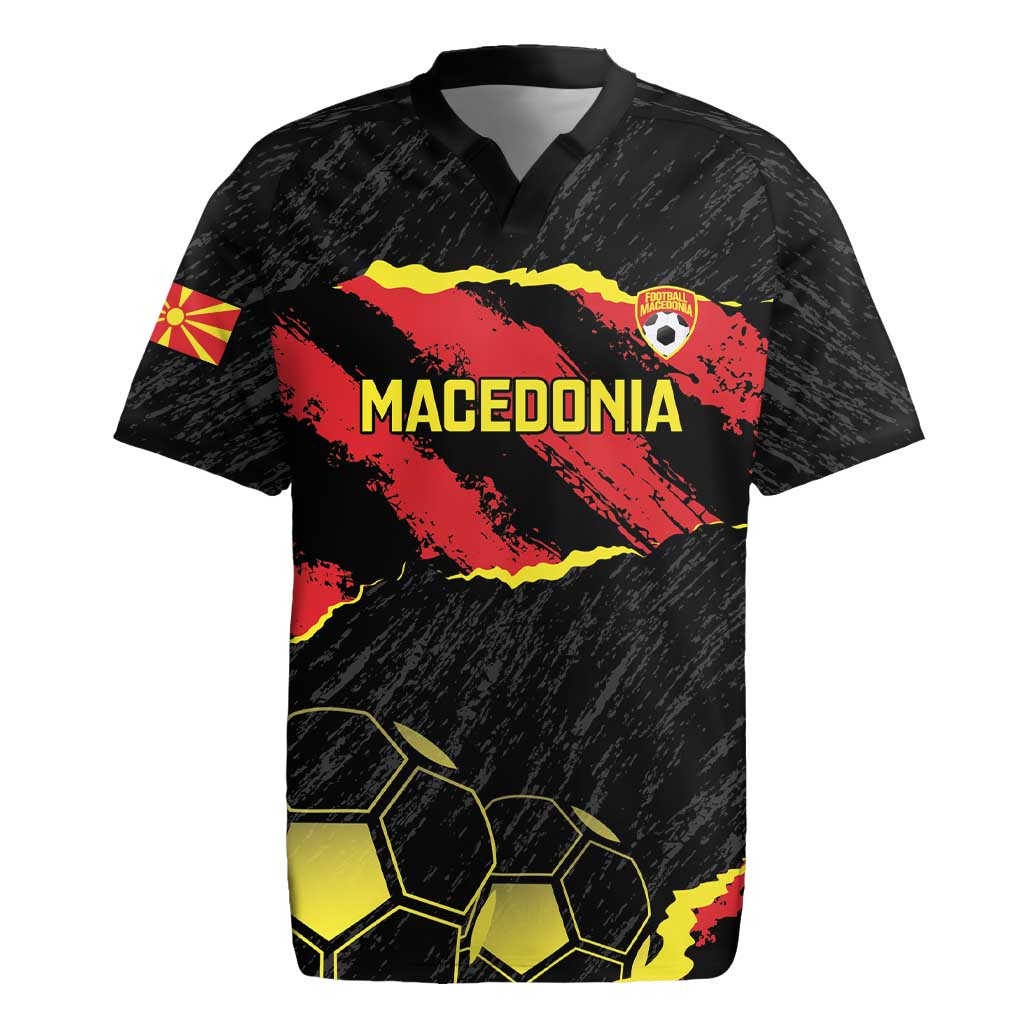 Custom Macedonia Football Rugby Jersey Go Champions Risovi