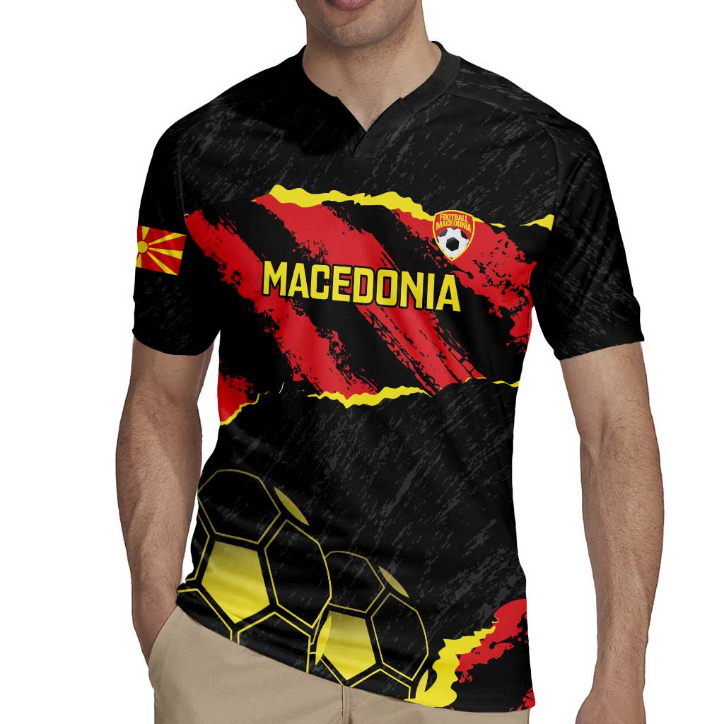 Custom Macedonia Football Rugby Jersey Go Champions Risovi