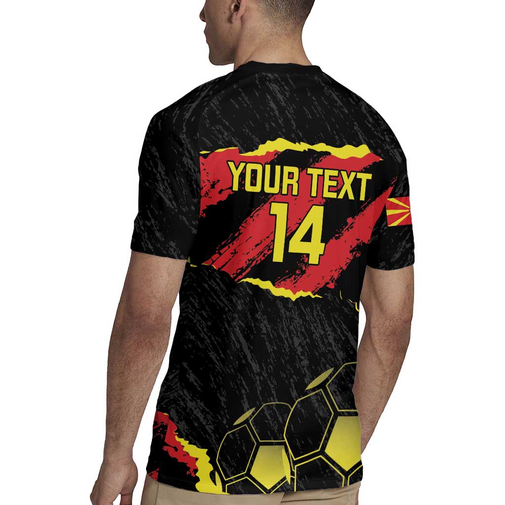 Custom Macedonia Football Rugby Jersey Go Champions Risovi