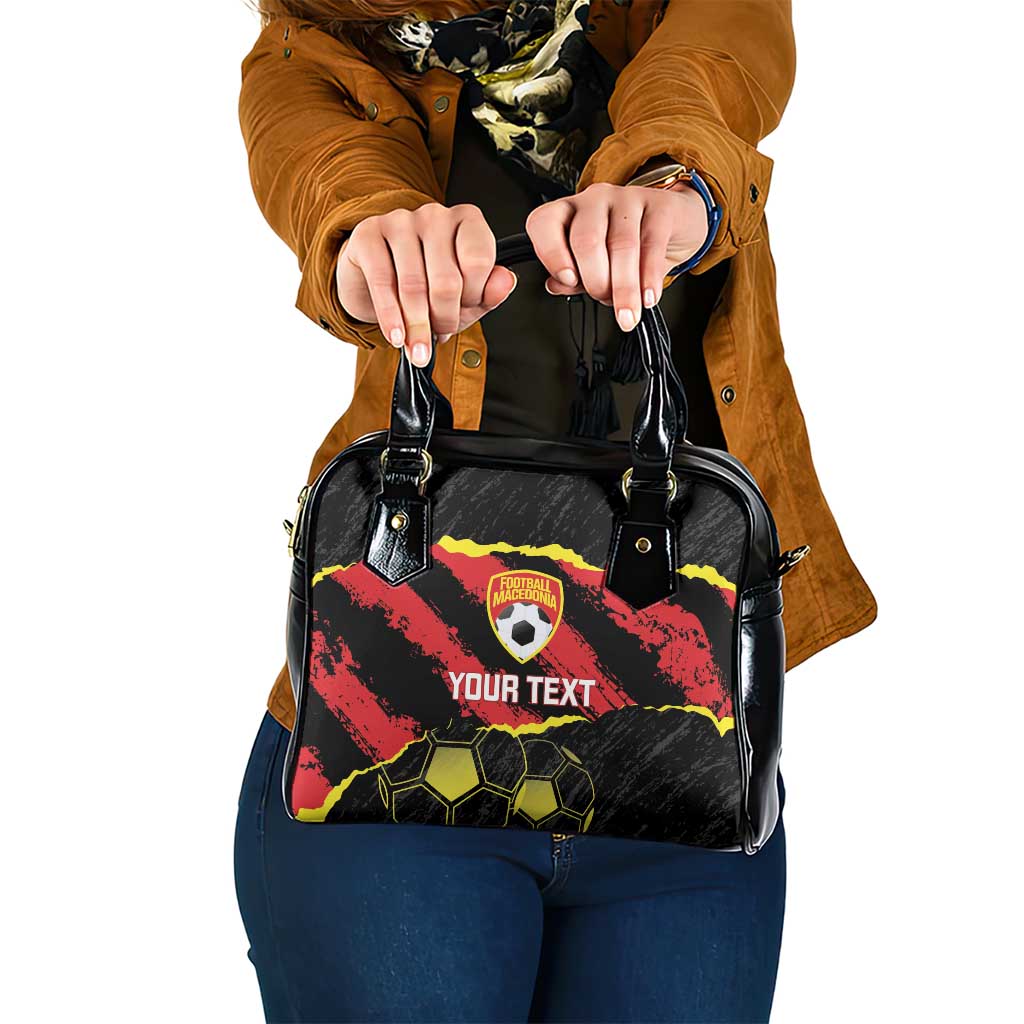 Custom Macedonia Football Shoulder Handbag Go Champions Risovi