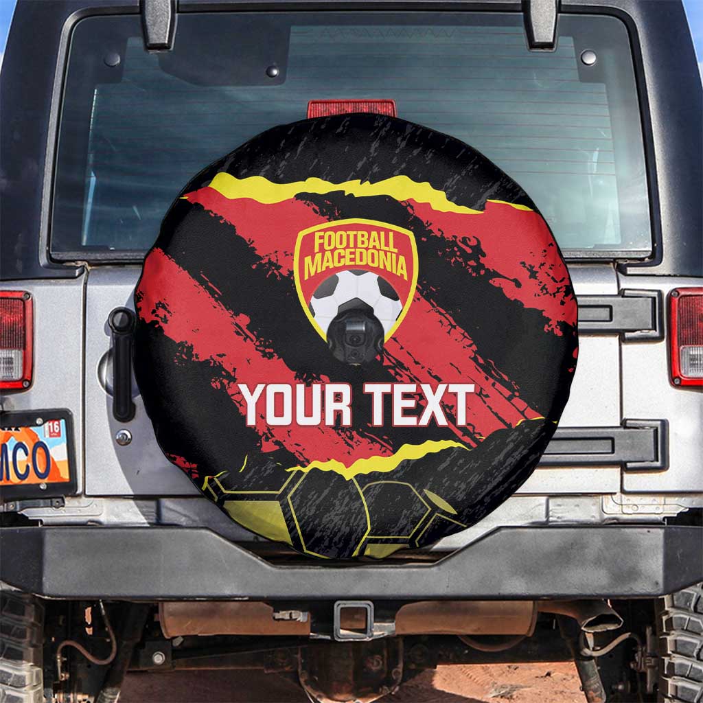 Custom Macedonia Football Spare Tire Cover Go Champions Risovi