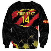 Custom Macedonia Football Sweatshirt Go Champions Risovi