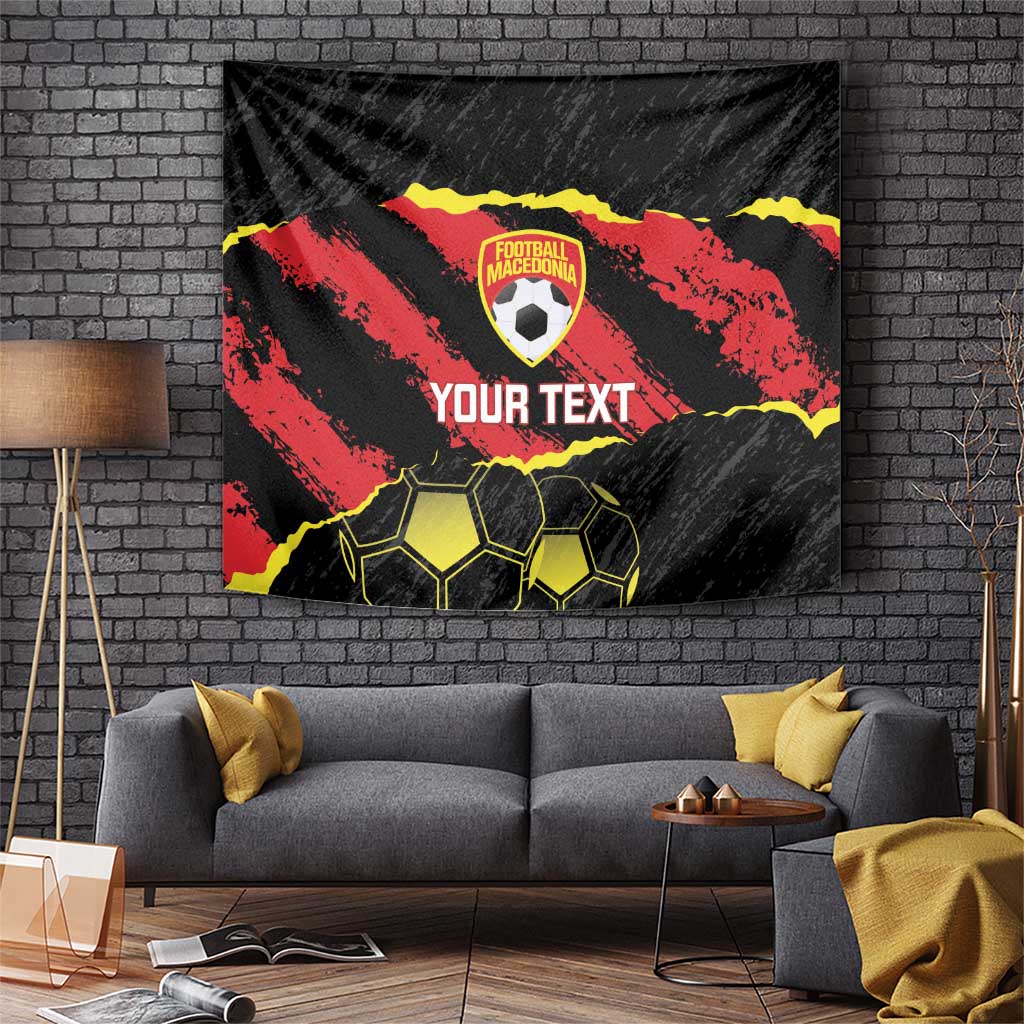 Custom Macedonia Football Tapestry Go Champions Risovi