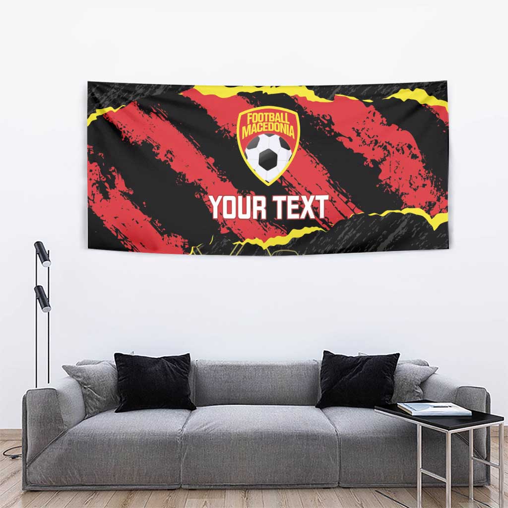Custom Macedonia Football Tapestry Go Champions Risovi