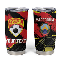 Custom Macedonia Football Tumbler Cup Go Champions Risovi
